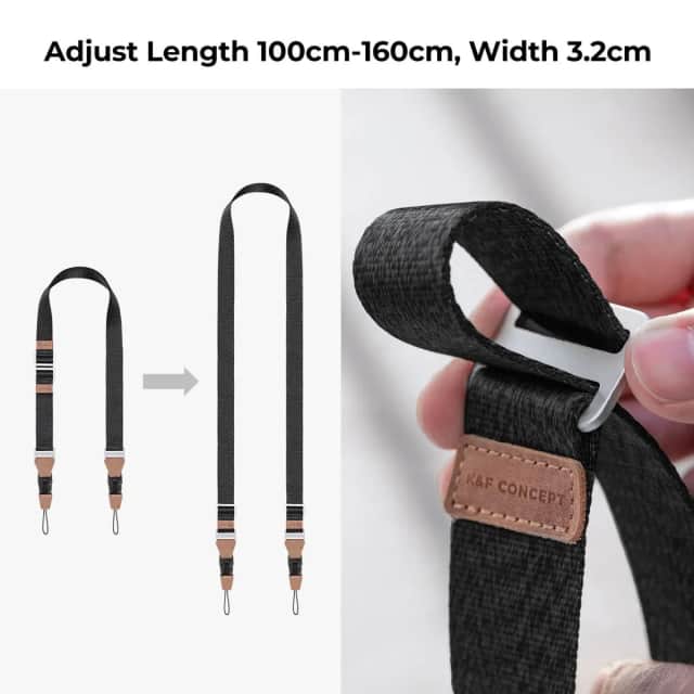 Dây đeo cổ máy ảnh K&F Concept Alpha Strap | Chính Hãng | KF13.115V1